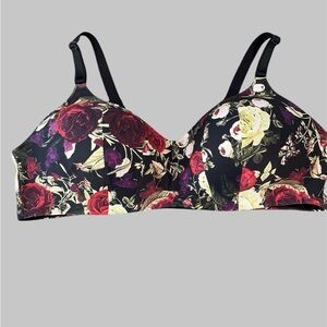 TORRID Black Floral Dream Wire Free Bra 🌺